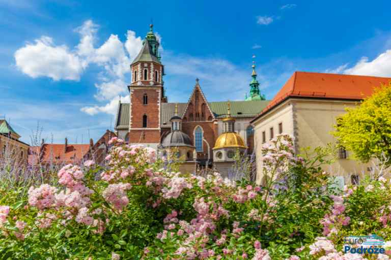 widok na kościół w Krakowie