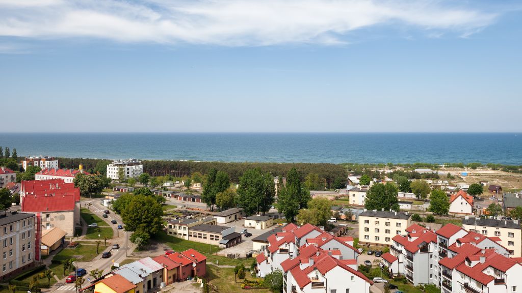 panorama miasta Władysławowo 