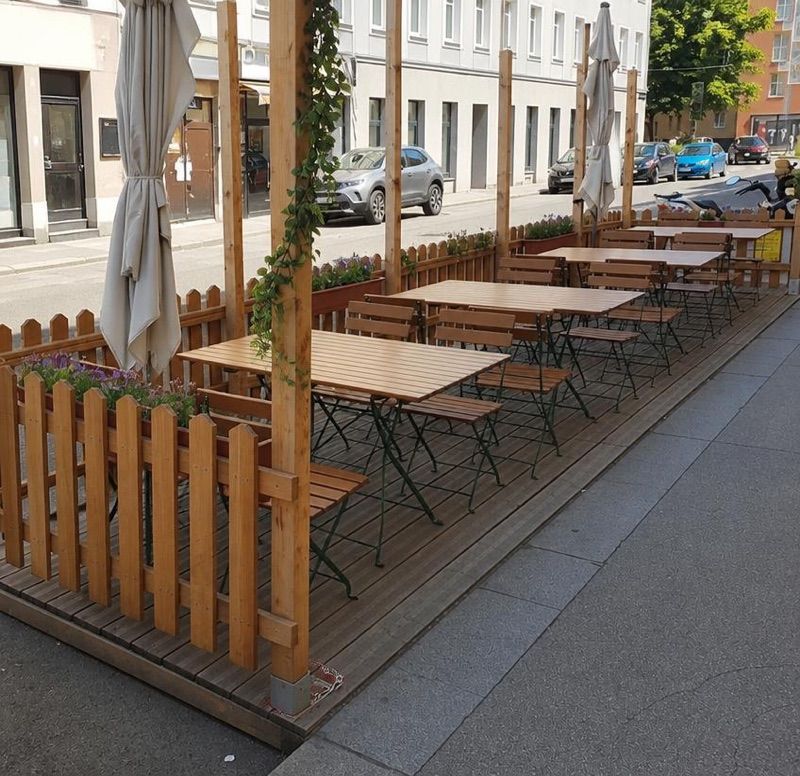 Café Libero, okolice dworca Meidling