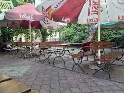 Biergarten, okolice dworca Będzin Miasto