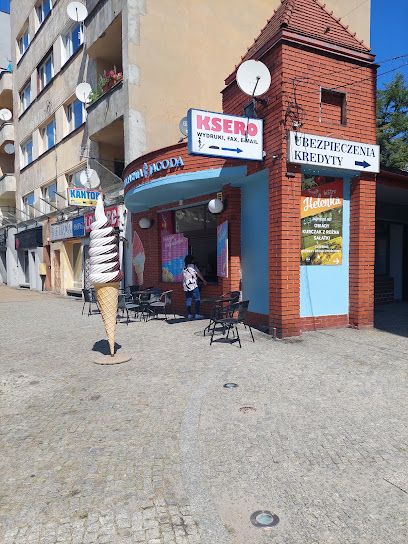 Lodziarnia Jagoda Tradycyjne Lody Wloskie, okolice dworca Będzin Miasto