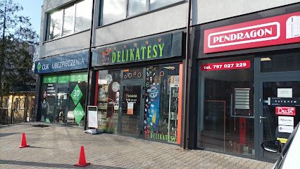 Delikatesy, sklep przy dworcu Będzin Miasto