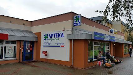 Apteka Cefarm, sklep przy dworcu Białystok Zielone Wzgórza