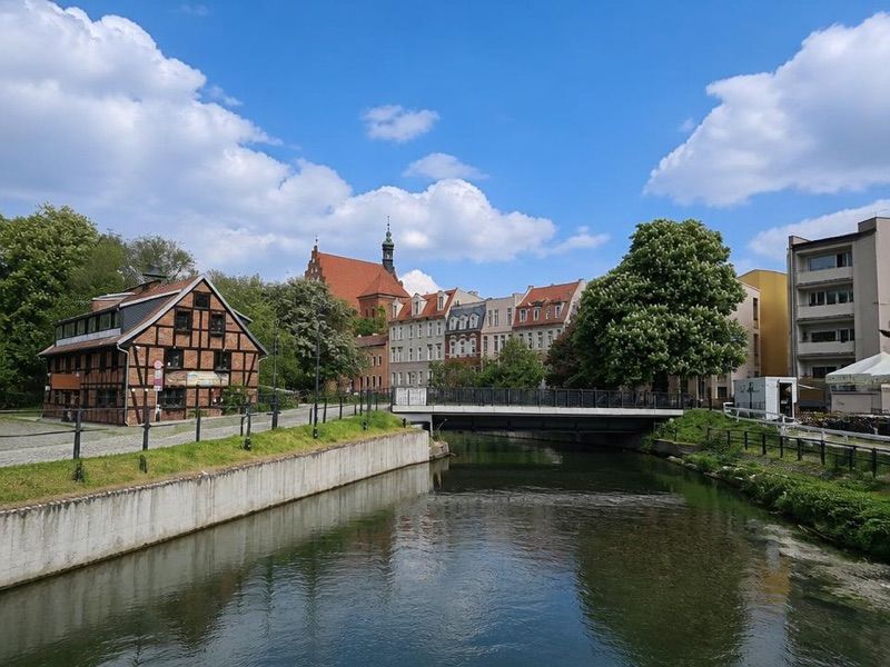 Wyspa Młyńska, atrakcja w pobliżu dworca Bydgoszcz Główna