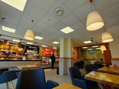 Piekarnia Cukiernia Kawa, okolice dworca Bydgoszcz Główna