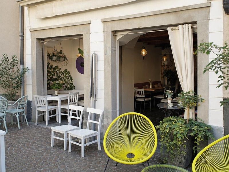 Café Zschaler, okolice dworca Chur