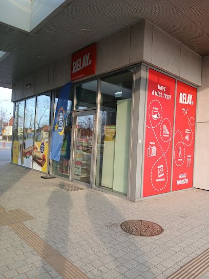 Kiosk RELAY, sklep przy dworcu Ciechanów