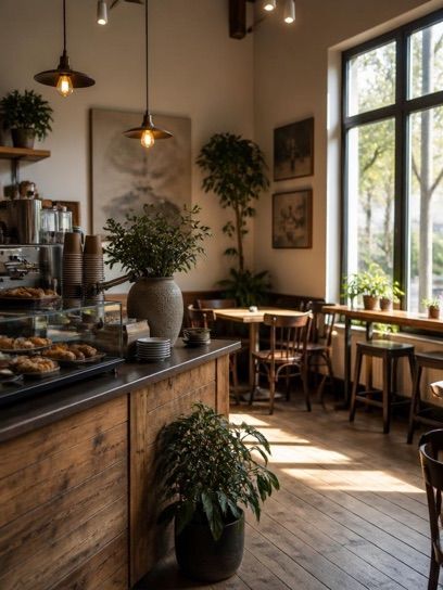 Café Blomen, okolice dworca Dammtor