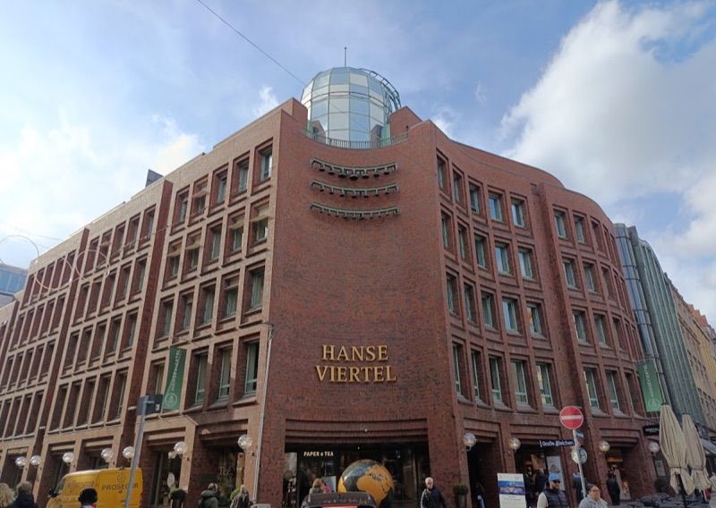 Hanse-Viertel, galeria handlowa w pobliżu dworca Dammtor