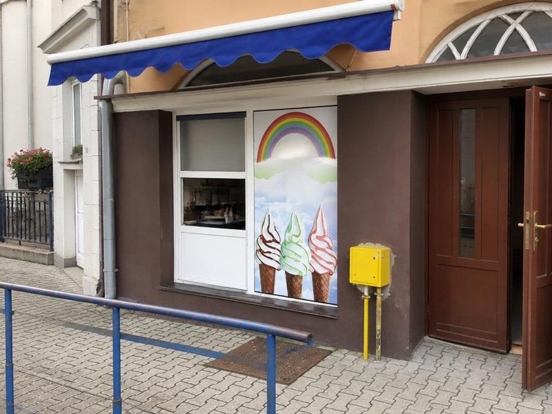 LODZIARNIA TĘCZOWA Kamila Chyczewska, okolice dworca Działdowo