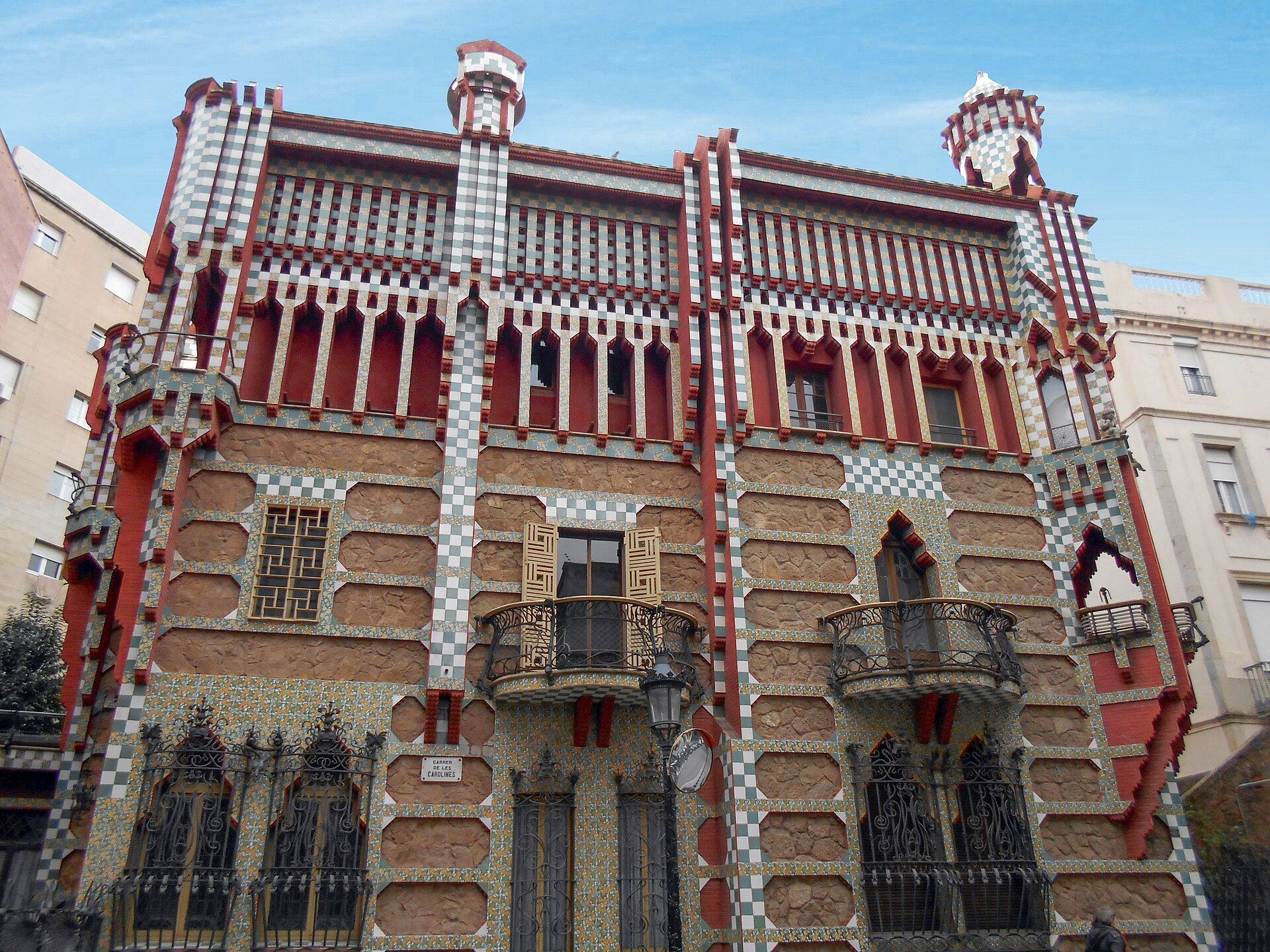 Casa Vicens, atrakcja w pobliżu dworca Barcelona-Sants