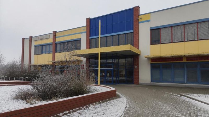 EDEKA Center Habermann, sklep przy dworcu Bahnhof, Frankfurt (Oder)