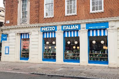 Prezzo Italian Restaurant London Euston, okolice dworca Euston
