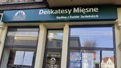 Gzella. Delikatesy mięsne, sklep przy dworcu Gniezno