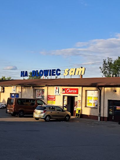 Handlowiec - Chorten "Sam", sklep przy dworcu Gorlice