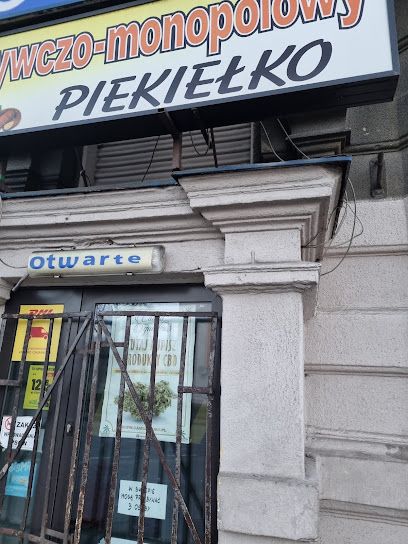 Spożywczo-Monopolowy Piekiełko., sklep przy dworcu Inowrocław