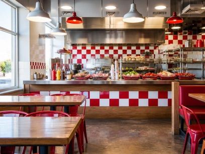 Five Guys, okolice dworca Roma Termini