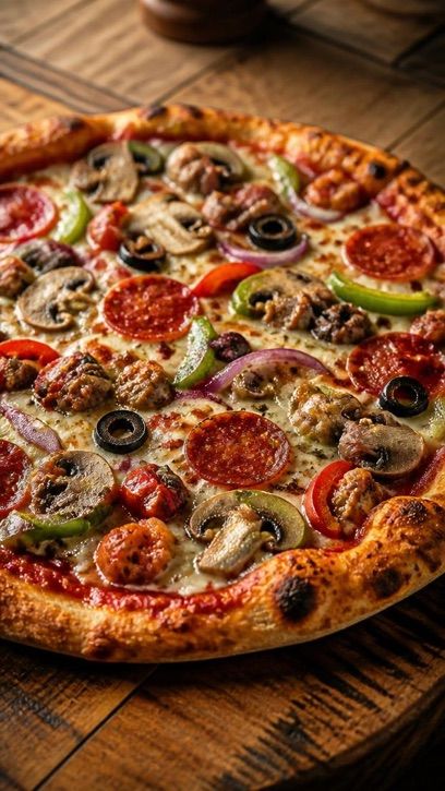 RE DELLA pizza, okolice dworca Roma Tiburtina