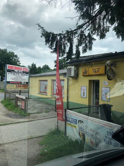 Sklep Spożywczy „OLA”, sklep przy dworcu Jelenia Góra Cieplice