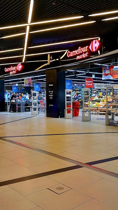 Carrefour Market, sklep przy dworcu Katowice