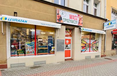 Lewiatan, sklep przy dworcu Kołobrzeg