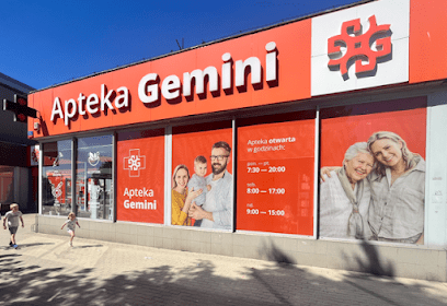 Apteka Gemini / Punkt Szczepień, sklep przy dworcu Konin