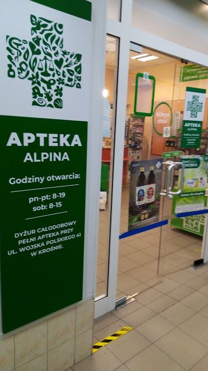 Apteka Alpina, sklep przy dworcu Krosno
