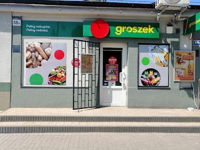 Groszek, sklep przy dworcu Dworzec PKP Kutno