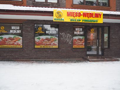 Sklep firmowy "SOKÓŁ", sklep przy dworcu Łapy