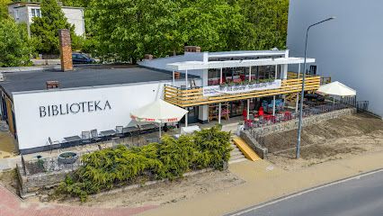 Restauracja Stara Biblioteka, okolice dworca Międzyzdroje