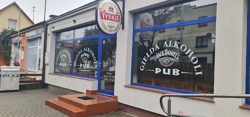 Giełda Alkoholi Pub, okolice dworca Mogilno