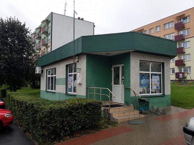 Kiosk Magda, sklep przy dworcu Mońki