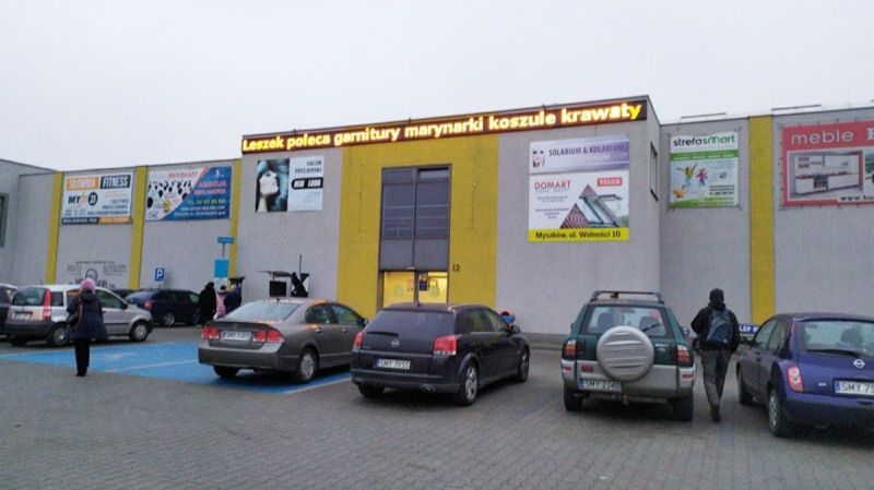 Oczko. Galeria w Myszkowie, galeria handlowa w pobliżu dworca Myszków