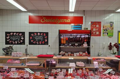 Świeżyzna, sklep przy dworcu Myszków