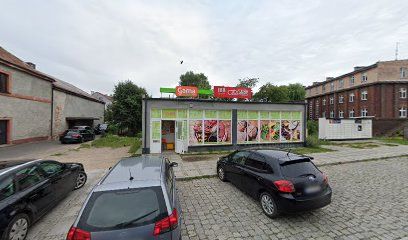 Gama Mini, sklep przy dworcu Nidzica