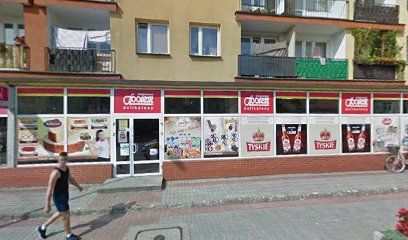 Społem Delikatesy, sklep przy dworcu Nisko