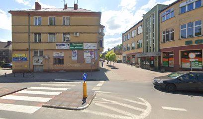 Sklep mięsno - wędliniarski PSS Społem, sklep przy dworcu Olesno Śląskie