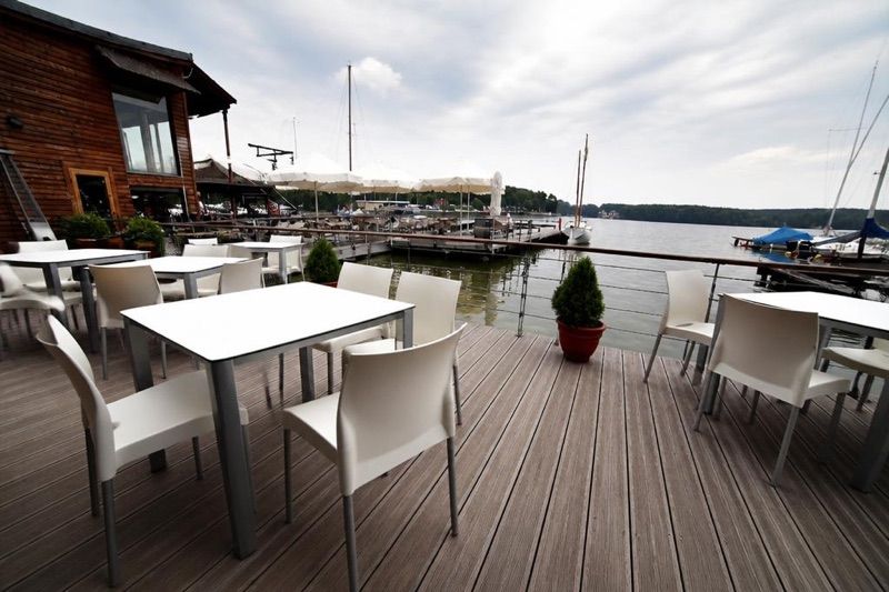 Restauracja „Przystań”, okolice dworca Olsztyn Zachodni