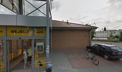 Skiba. Zakłady mięsne. Sklep firmowy, sklep przy dworcu Dworzec Kolejowy/ Pasłęk