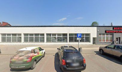 Sklep spożywczy GS Samopomoc Chłopska, sklep przy dworcu Prabuty