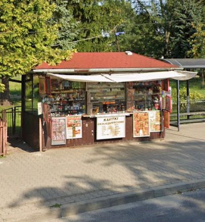 Kiosk, sklep przy dworcu Radom Główny