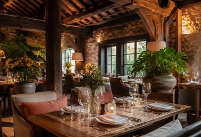 Restauracja "Pod Lipą", okolice dworca Rudnik Nad Sanem