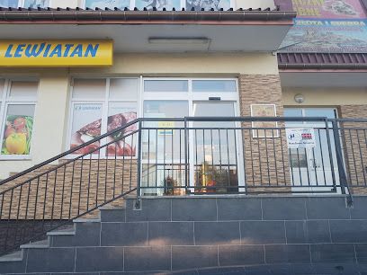 Lewiatan, sklep przy dworcu Sokółka