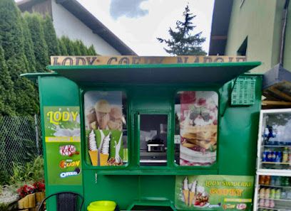 Lody, Gofry i Napoje, okolice dworca Stary Sącz