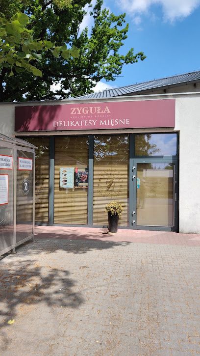Zyguła Delikatesy Mięsne, sklep przy dworcu Sulechów
