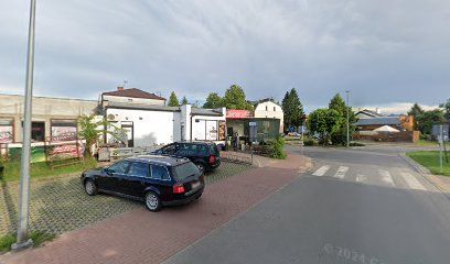 Chorten spożywczo-monopolowy, sklep przy dworcu Terespol