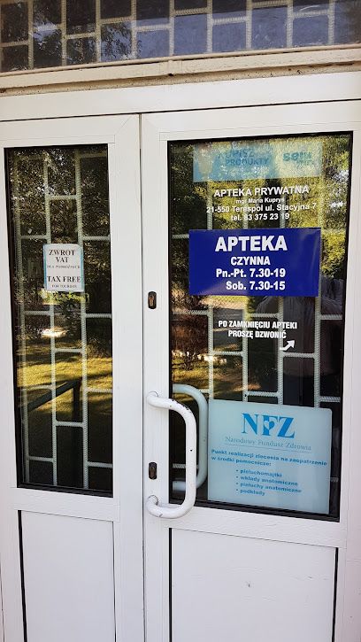 Kupryś Maria. Apteka, sklep przy dworcu Terespol