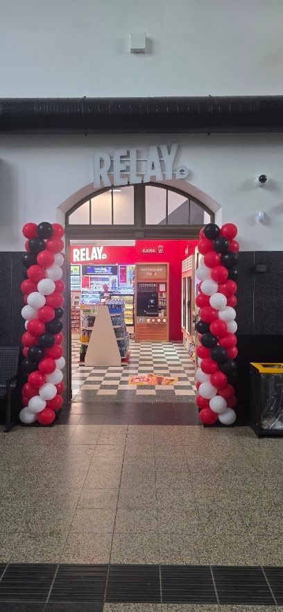 Relay, sklep przy dworcu Toruń Wschodni