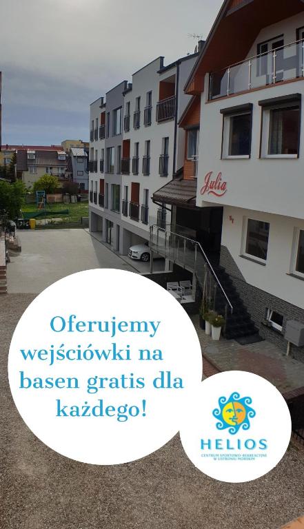 Apartamenty Julia APARTAMENTY OZONOWANE, nocleg blisko dworca Ustronie Morskie