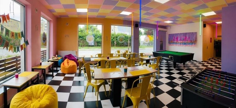 NEON Włoszczowa, okolice dworca Włoszczowa Północ